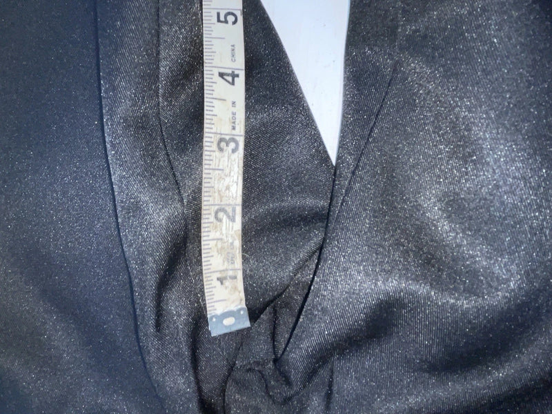 New Vintage Black Circle S Polyester Pants #CP4793 OO-35