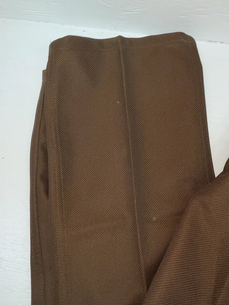 New Vintage Brown Miller Polyester Pants #2624 3A-79