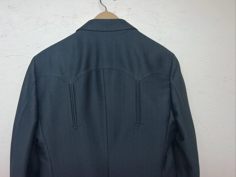 New Men’s Circle S Blue Suit Jacket 40L #25832 II-602