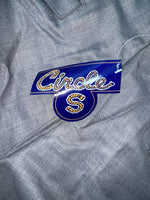 New Vintage Gray Circle S Polyester Pants #CP6715 XX-101