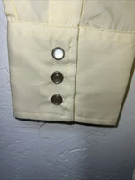 New Men’s Yellow Eagles ELY Pearl Snap Long Sleeve Shirt Small I-26
