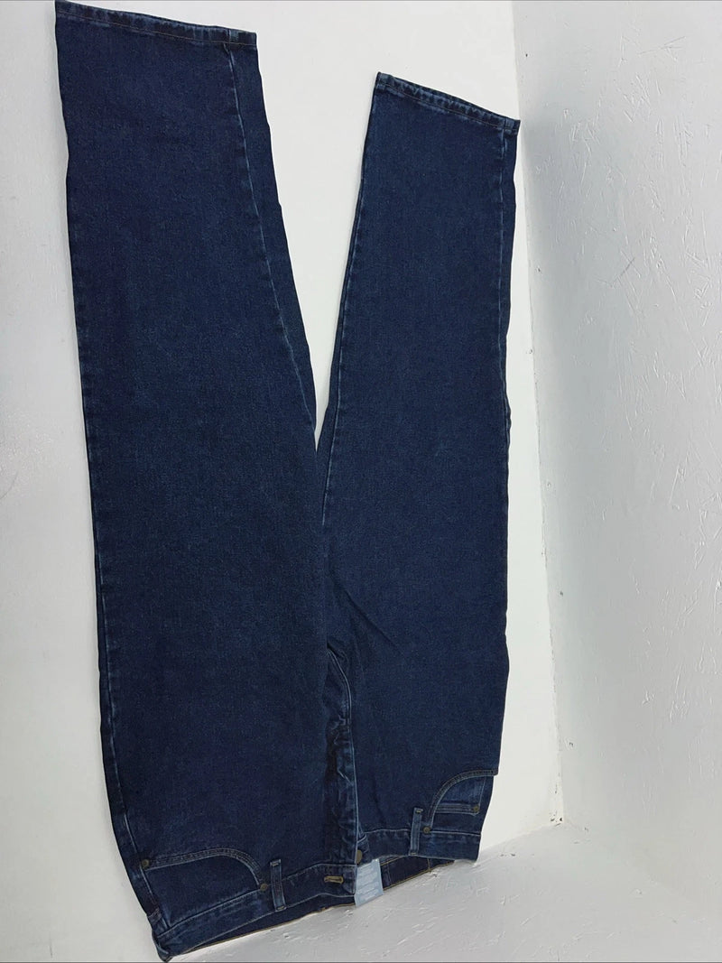 New Men’s Wrangler Blues Dress Easy Relaxed Fit Denim Jeans. 14x32 L-11