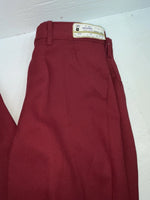 New Vintage Red Dickson Jenkins Polyester Pants #5534 3A-44