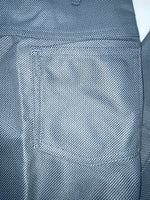 New Vintage Blue Speckled Polyester Pants #2624 OO-62