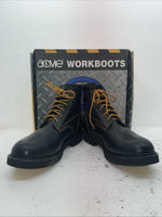 New Men’s Black Lace Up Acme Cowboy Boots. 9083 13 E W. 10-51