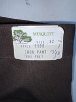 New Vintage Brown Mesquite Polyester Pants #5506 OO-41