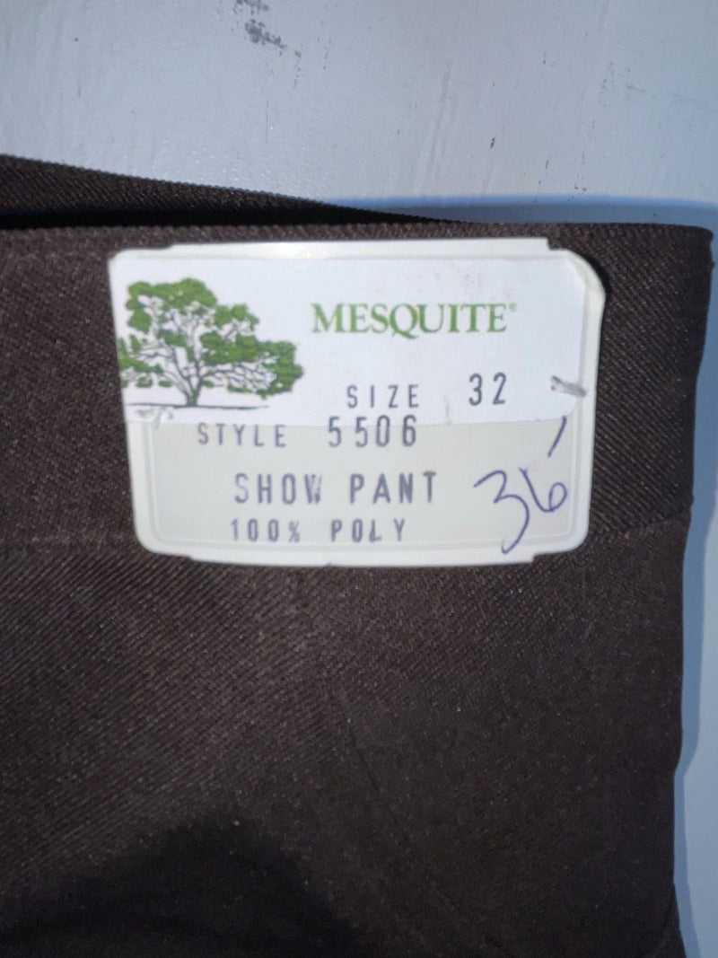 New Vintage Brown Mesquite Polyester Pants #5506 OO-41