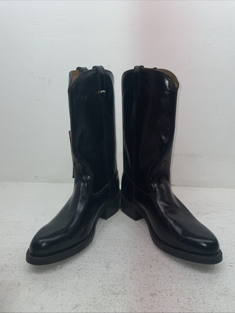 New Men’s Black Acme Cowboy Boots. 9080 8.5 8 1/2 E W. 3-96
