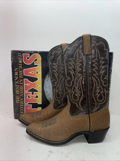Me Women’s Brown Texas Brand Cowboy Boots. 6121 13 D. 8-64￼