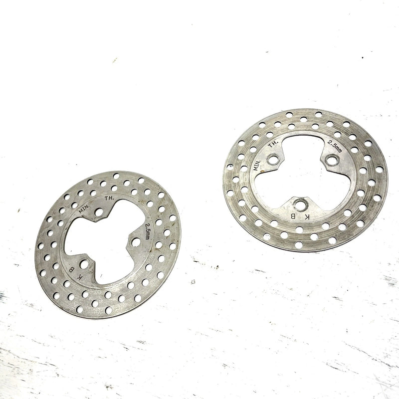 01-08 Honda Sportrax 250 TRX250 OEM Front Brake Rotor Pair 45251-HN1-003 AH83