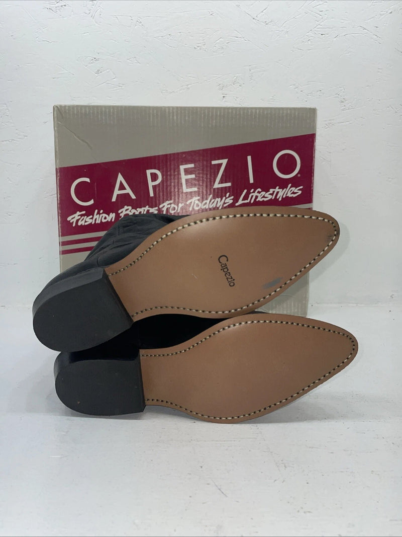 New Women’s Black Capezio Cowboy Boots. L 630 8 M. 16-68
