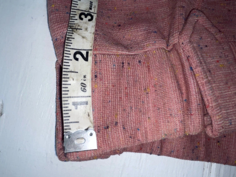 New Vintage Pink Speckled Panhandle Slim Polyester Pants #7402 SS-98