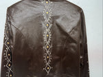 New Women’s 1849 Authentic Ranchwear Brown Western Show Short Jacket Small H-602