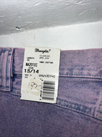 New Women’s Purple Wrangler Silverlake Relaxed Fit Denim Jeans. 13/14x32 Q-3