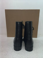 New Youth Black Lace Up American West Cowboy Boots. 3120 3.5 3 1/2 D. 22-38