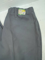 New Vintage Gray H Bar C Polyester Pants #477 3A-58
