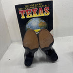 New Men's Black Texas Brand Cowboy Boots. M 610 8.5 8 1/2 D. 3-10