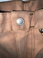 New Vintage Brown Karman Polyester Pants #8405004 3A-104