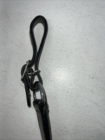 New Royal King Black Genuine Leather Tripping Collar #41-950 Y-23