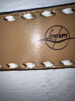 New Blue Genuine Leather Longhorn Tooled 32” Belt #82829 JJ-39