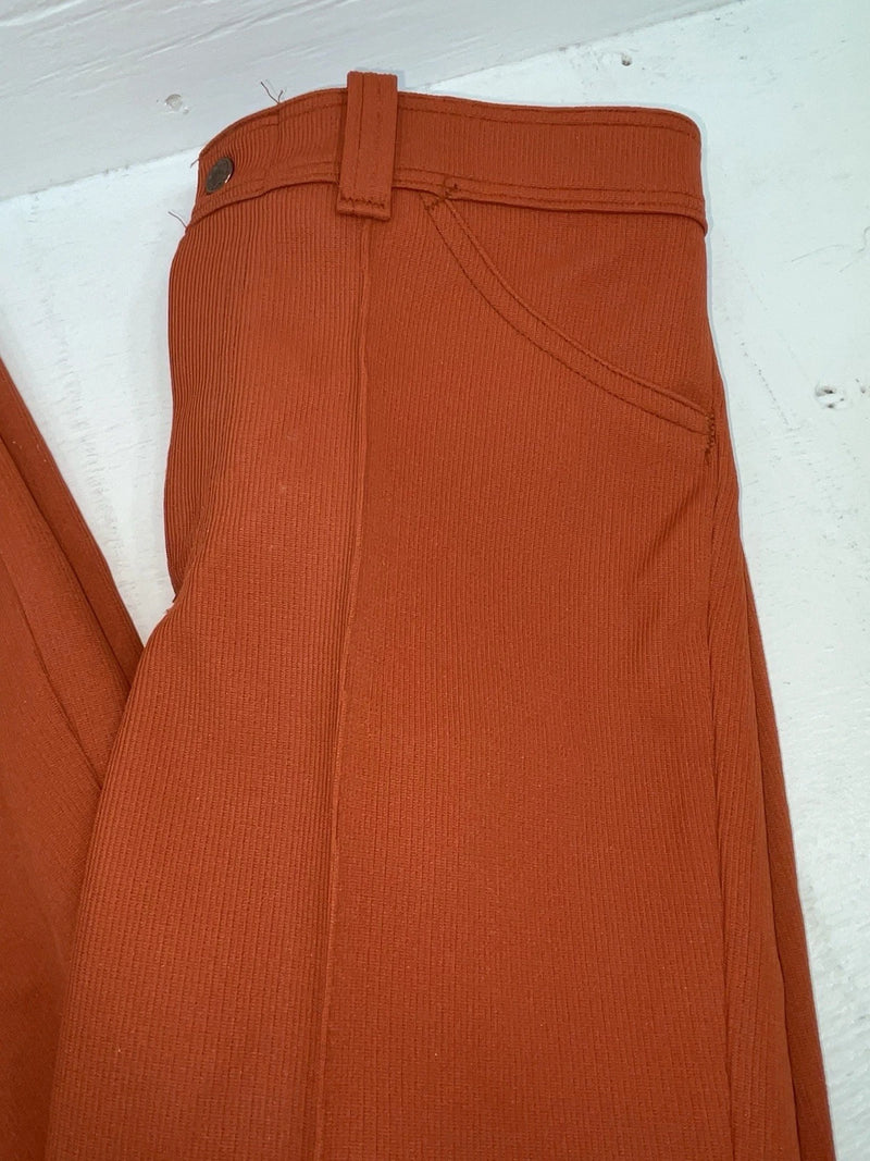 New Vintage Orange Dickson Jenkins Polyester Pants #5011 VV-50
