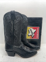 New Men’s Black Texas Brand Cowboy Boots. 6810 10 D. 7-38