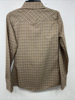 New Kids Dickson Jenkins Multicolor Plaid Long Sleeve Pearl Snap Large DD-105