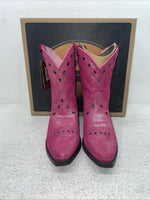 New Kids Pink Ariat Cowboy Boots. 10012798 3.5 3 1/2 M. 22-32