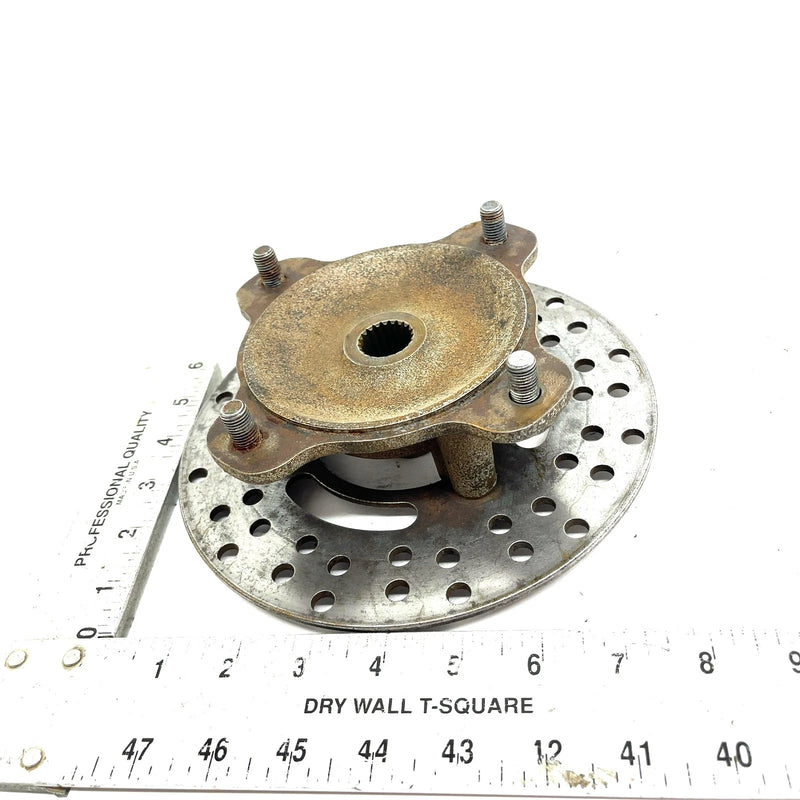 1993 Kawasaki Bayou 400 4x4 OEM Front Hub W/Rotor 49030-1116 AK32