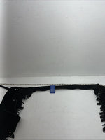 New Black ABetta Show Chaps With Fringe Adjustable Waist XL 46” L-33