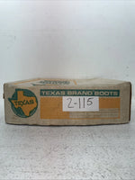 New Youth Brown Texas Brand Cowboy Boots. 2803 4.5 4 1/2 D. 2-115