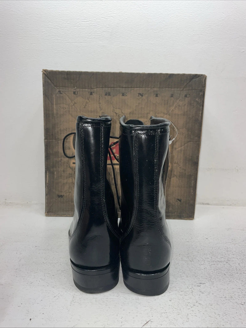 New Men’s Black Lace Up LaredoCowboy Boots. 1220 8.5 8 1/2 E E. 4-15