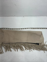 New Children’s Tan Congress Leather Show Chaps Fringe Adjustable Waist 21” I-67