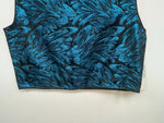 New Kids Blue 1849 Authentic Ranchwear Cut Off Zip Up Vest M #77872 3B-67