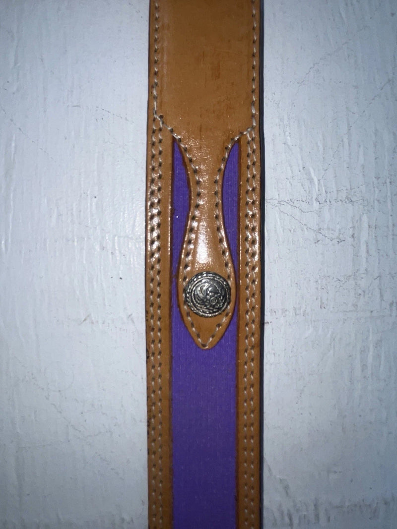New Purple Genuine Leather Wrangler 30” Belt #628000 JJ-113
