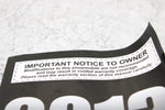 2013 Polaris 600 Rush Pro R Oem Owners Manual SP29