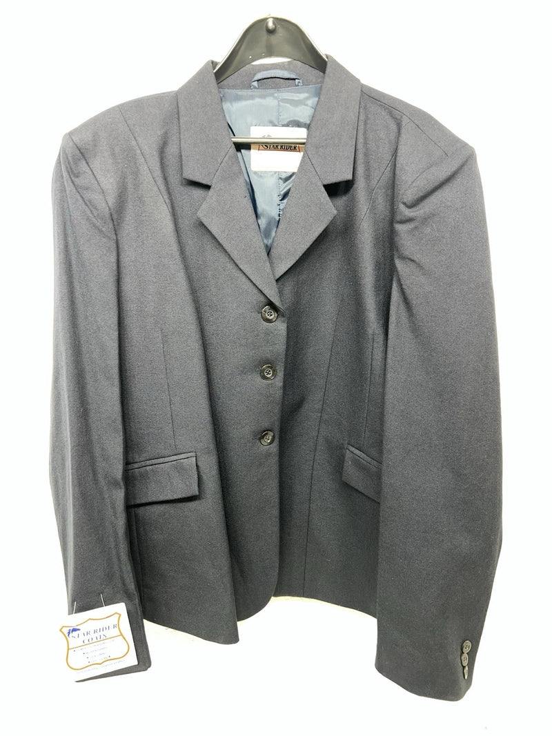New Women’s Star Rider Blue English Riding Coat 20R BB-603