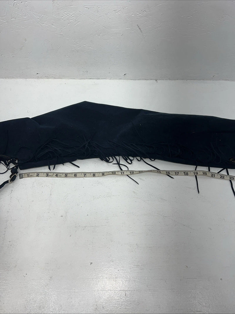 NOS Navy Show Chaps With Fringe Adjustable Waist 31” L-25