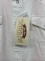 New Women’s Cumberland White Gem Long Sleeve Pearl Snap 3X MM-9