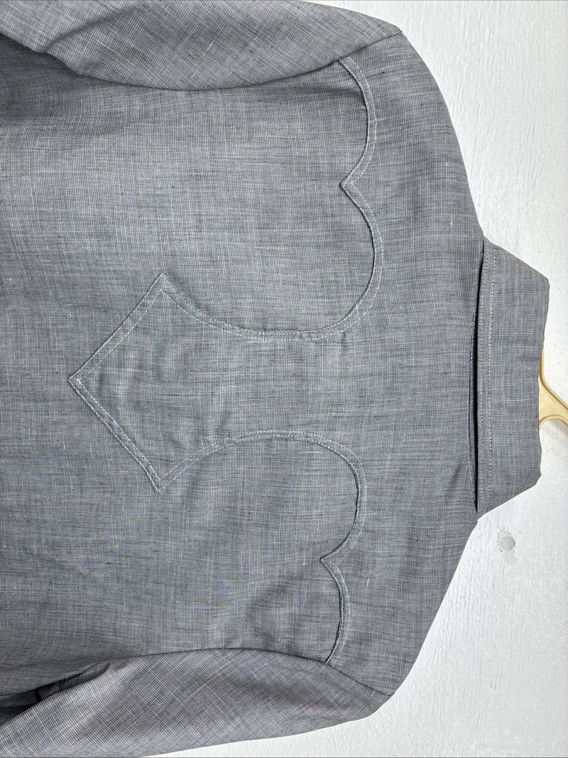 New Women’s Dickson Jenkins Gray Long Sleeve Button Up Size 32 MM-30