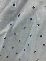 New Men’s Dickson Jenkins Blue Floral Long Sleeve Pearl Snap 17.5 XL AA-6