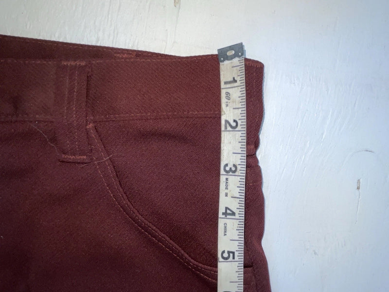 New Vintage Red Lee Polyester Pants #2004061 NN-158