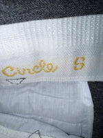 New Vintage Gray Circle S Polyester Pants #CP4776 XX-78