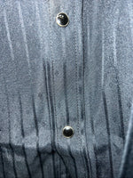New Men’s Black ELY Cattleman Pearl Snap Long Sleeve Shirt. 18.5x36 2XL G-77