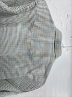 New Men’s Tem Tex White Strip Long Sleeve Button Up Small J-70