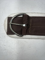 New Brown White Fleece Fabtron 32” Cinch. U-18