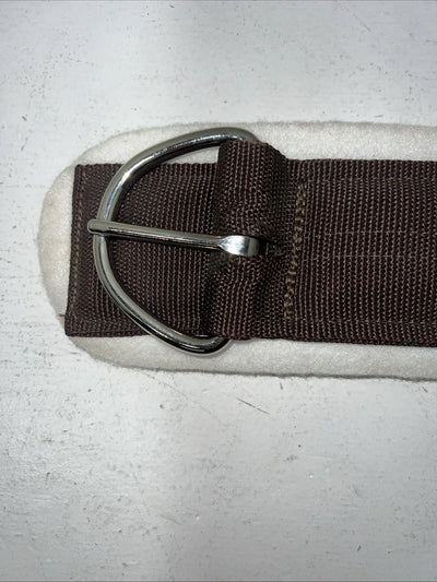 New Brown White Fleece Fabtron 32” Cinch. U-18