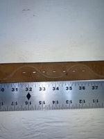 New Brown Genuine Leather Stitched 34” Belt #6988/23 Z-118