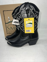New Children’s Black Smoky Mountain Cowboy Boots. 1032BC 11.5 11 1/2z 24-107