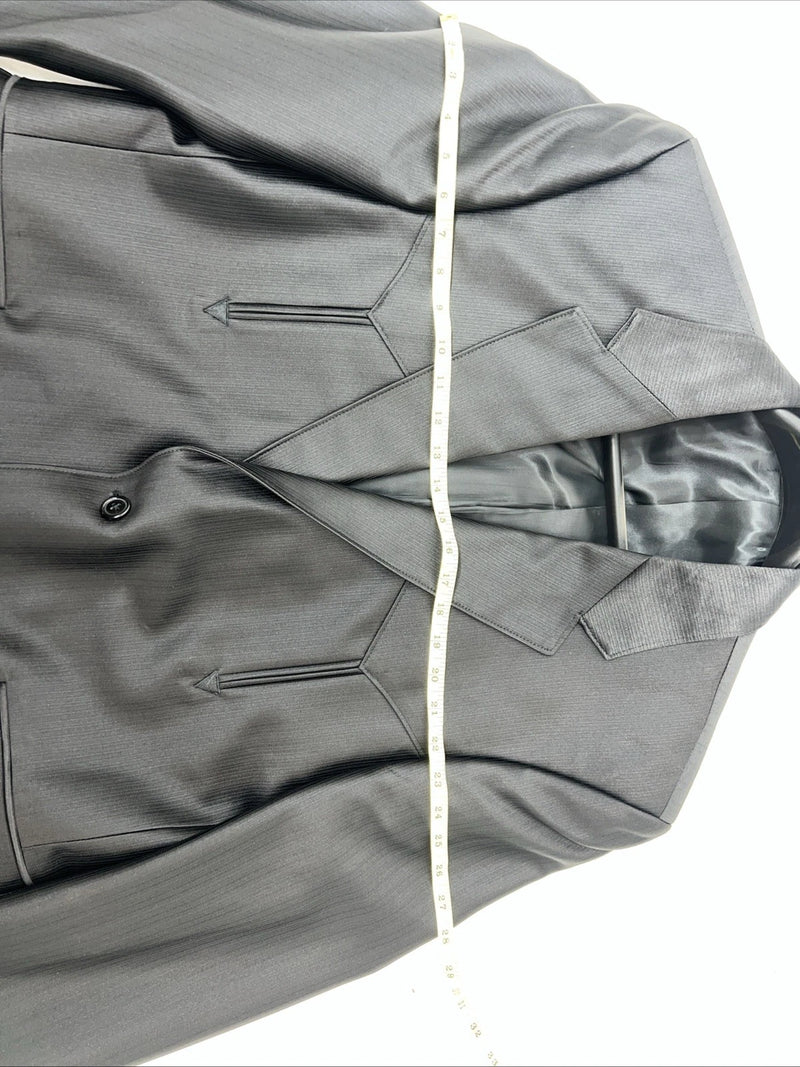 New Men’s Circle S Black Suit Jacket 46R #CC5091 S-607